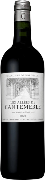 Вино Les Allees de Cantemerle, Haut-Medoc AOC, 2020