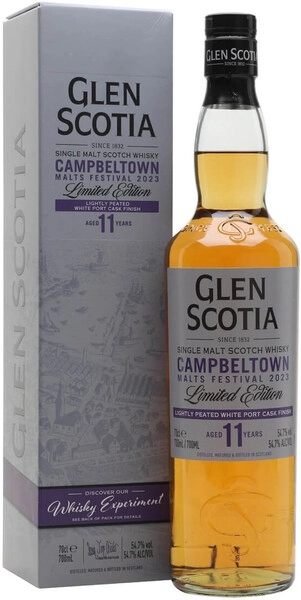 Виски Glen Scotia 11 Years, White Port Cask Finish, gift box, 0.7 л