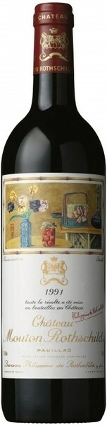 Вино Chateau Mouton Rothschild, Pauillac AOC Premier Grand Cru Classe, 1991