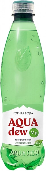 Вода Aqua dew Sparkling, PET, 0.5 л