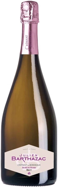Игристое вино Julien Barthazac Rose de Noirs Brut, Cremant de Bordeaux AOC