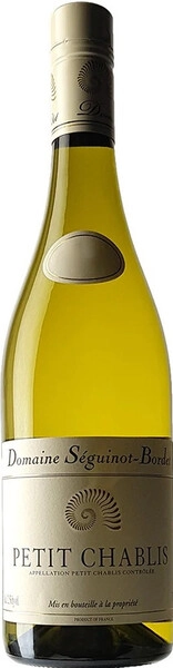 Вино Domaine Seguinot-Bordet, Petit Chablis AOC, 2023