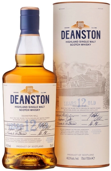 Виски Deanston 12 Years Old, in tube, 0.7 л