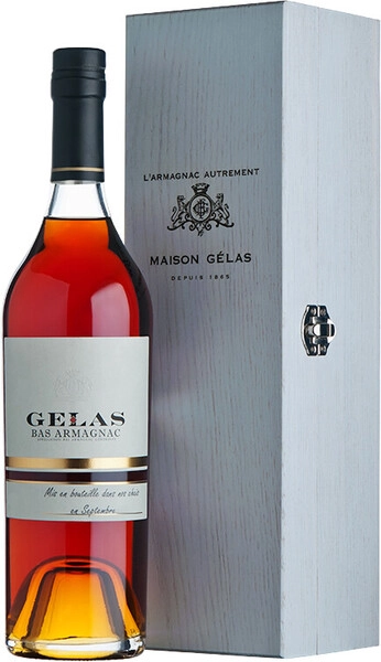 Арманьяк Gelas, Bas Armagnac, 1998, gift box, 0.7 л