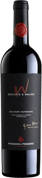 Вино Poggio al Tesoro, Dedicato a Walter, Bolgheri Superiore DOC, 2017