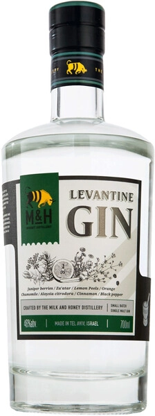 Джин M&H, Levantine Single Malt Gin, 0.7 л