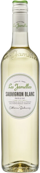 Вино Les Jamelles, Sauvignon Blanc, Pays d'Oc IGP, 2024