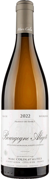 Вино Marc Colin et Fils, Bourgogne Aligote AOC, 2022