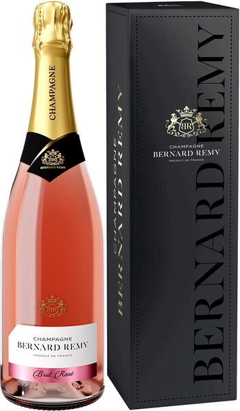 Шампанское Bernard Remy, Rose Brut, Champagne AOC, gift box
