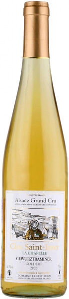 Вино Domaine Ernest Burn, Gewurztraminer Alsace Grand Cru Goldert Clos Saint Imer La Chapelle AOC, 2020