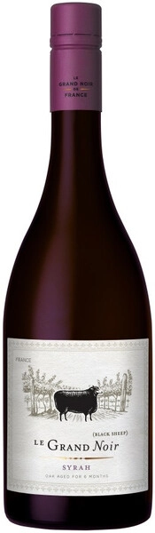 Вино Le Grand Noir Syrah, Pays d'Oc IGP, 2022