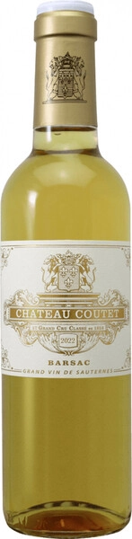 Вино Chateau Coutet, 1-er Cru Sauternes-Barsac AOC, 2022, 375 мл