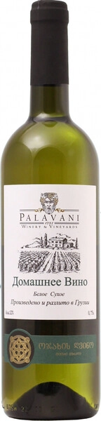 Вино Palavani, "Homemade Wine" White Dry