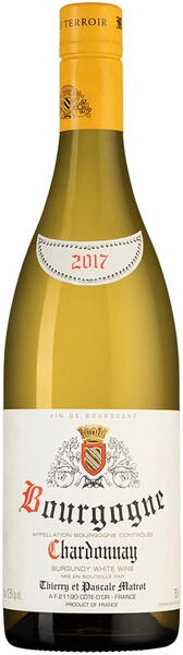 Вино Domaine Thierry et Pascale Matrot, Bourgogne Chardonnay AOC, 2017
