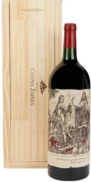 Вино Catena Zapata, Malbec Argentino, Mendoza, 2022, wooden box, 1.5 л