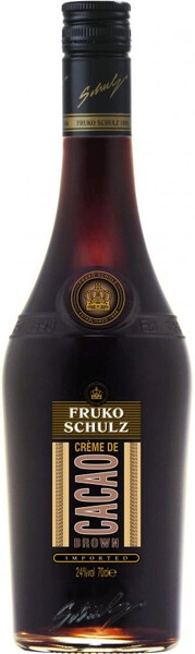 Ликер Fruko Schulz Creme De Cacao Brown, 0.7 л