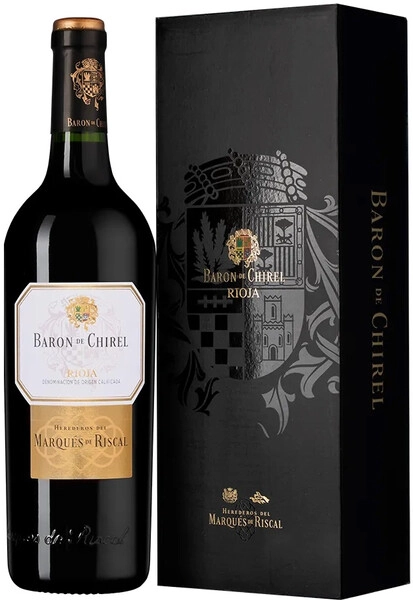 Вино "Baron de Chirel" Reserva, Rioja DOC, 2020, gift box