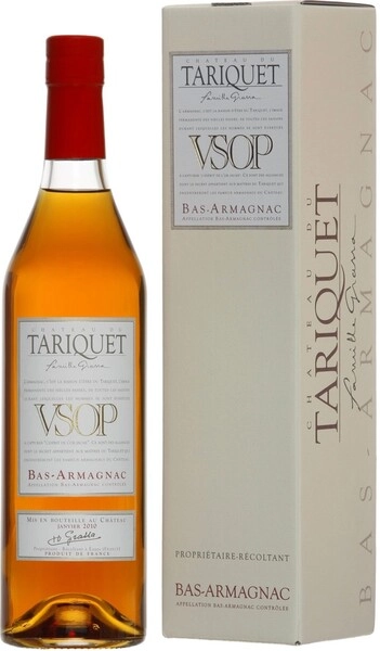 Арманьяк Chateau du Tariquet VSOP, Bas-Armagnac AOC, gift box, 0.7 л