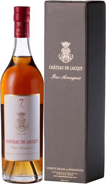 Арманьяк Chateau de Lacquy, Bas-Armagnac 7 Ans, gift box, 0.7 л