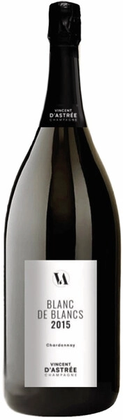 Шампанское Champagne Vincent d'Astree, Blanc de Blancs Brut, 2015, 1.5 л