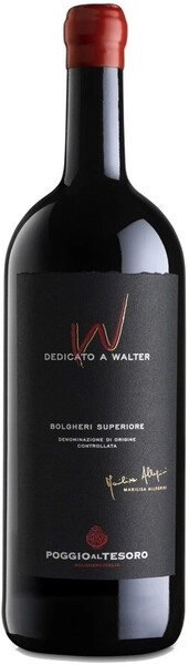 Вино Poggio al Tesoro, Dedicato a Walter, Bolgheri Superiore DOC, 2017, 1.5 л