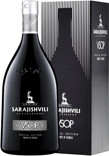 Коньяк Sarajishvili VSOP Black Edition, gift box, 0.7 л