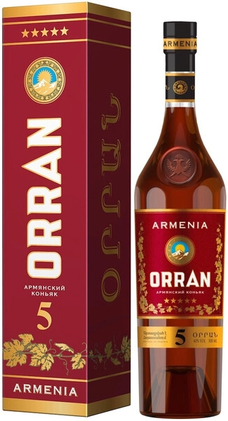 Коньяк Orran 5 Years Old, gift box, 0.5 л