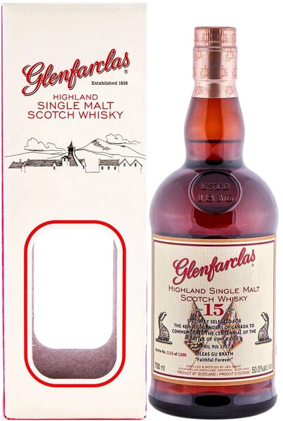 Виски Glenfarclas 15 years, gift box, 0.7 л
