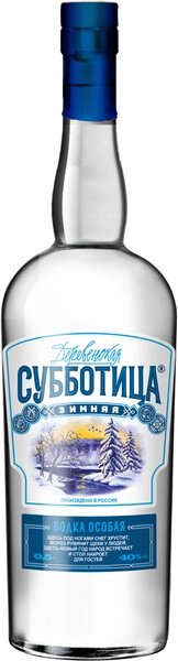 Водка ММВЗ, Деревенская Субботица Зимняя, 0.5 л