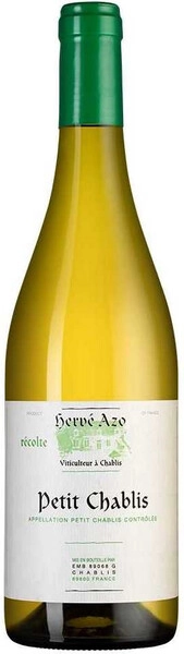 Вино Herve Azo, Petit Chablis AOC, 2024