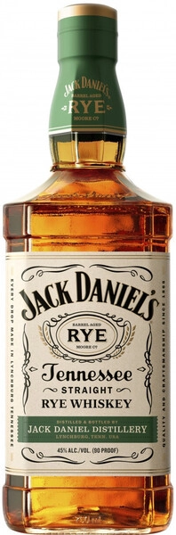 Виски Jack Daniels Straight Rye Tennessee Whiskey, 0.7 л