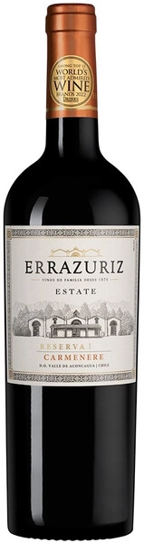Вино Errazuriz, Estate Carmenere, 2023