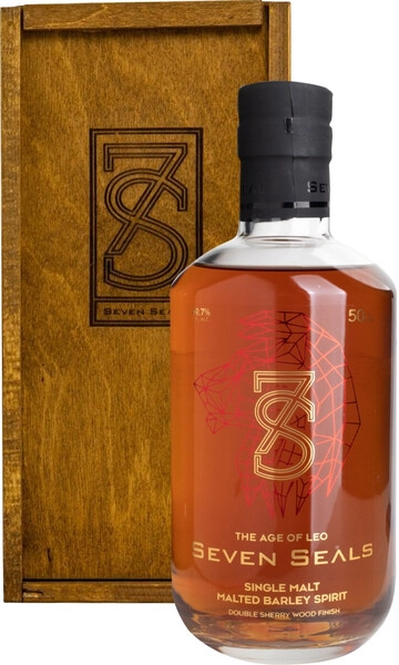 Виски Seven Seals Zodiac The Age of Leo Single Malt, wooden box, 0.5 л
