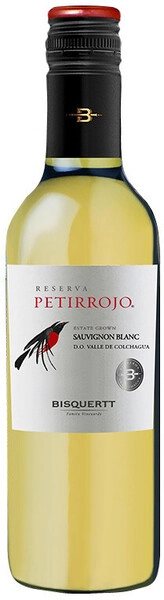 Вино Bisquertt, Petirrojo Reserve Sauvignon Blanc, Colchagua Valley DO, 2022, 375 мл