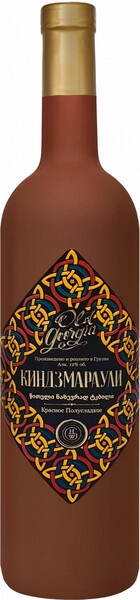 Вино Georgian Wine House, "Old Georgia" Kindzmarauli, rhombus label