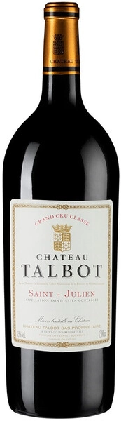 Вино Chateau Talbot, St-Julien AOC 4-me Grand Cru Classe, 2016, 1.5 л