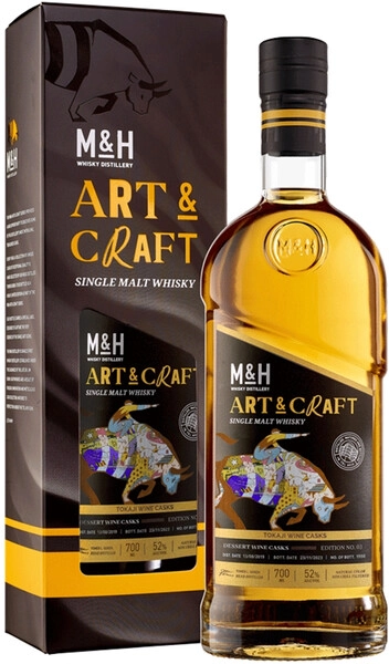 Виски M&H, Art & Craft Tokaji Dessert Wine Casks, gift box, 0.7 л