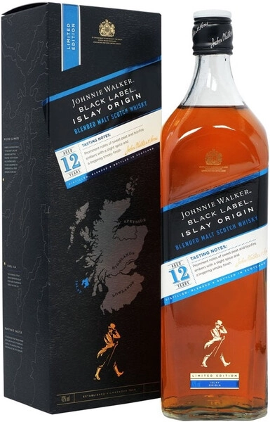 Виски Johnnie Walker, Black Label Islay Origin, gift box, 0.7 л