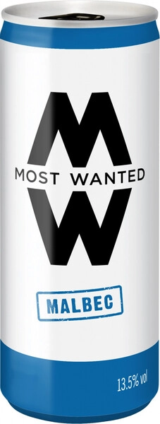 Вино Most Wanted Malbec, in can, 187 мл