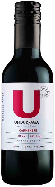 Вино Undurraga, Carmenere, Central Valley, 2024, 187 мл