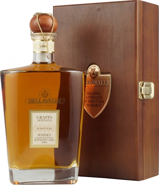 Граппа Grappa Affinata in botti da Whisky (Glen Scotia & Bowmore Casks), 2004, gift box, 0.7 л