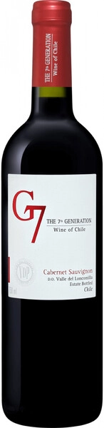 Вино Vina Carta Vieja, G7 Cabernet Sauvignon, Valley del Loncomilla DO, 2022