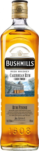 Виски Bushmills Caribbean Rum Cask Finish, 0.7 л
