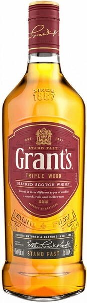 Виски Grant's Triple Wood 3 Years Old, 0.7 л