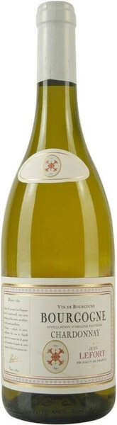 Вино Jean Lefort, Bourgogne Chardonnay AOP, 2022