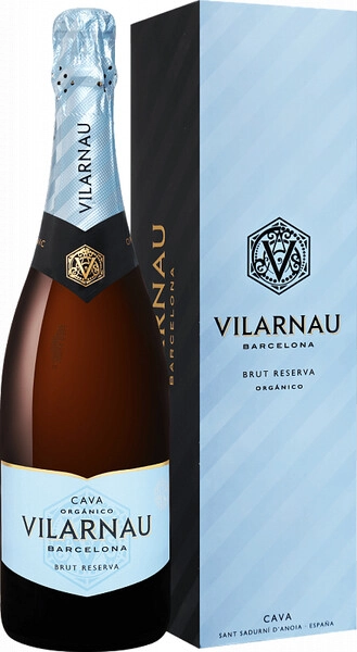 Игристое вино "Vilarnau" Brut Reserva, Cava DО, gift box
