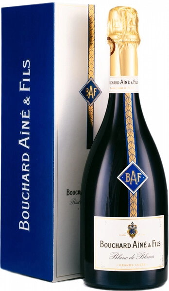 Игристое вино Bouchard Aine & Fils, Blanc de Blancs Brut, gift box
