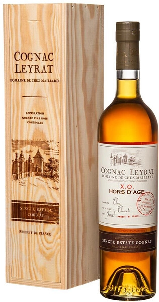 Коньяк Leyrat XO Hors d'Age, wooden box, 0.7 л