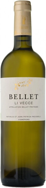 Вино Domaine Saint Jean, Li Vecce Blanc, Bellet AOP, 2020