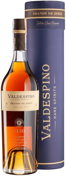 Бренди Valdespino, Brandy de Jerez Solera Gran Reserva, in tube, 0.7 л